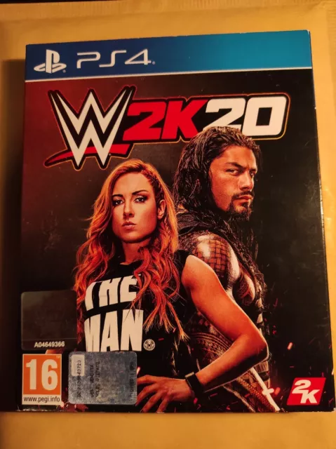 W2K20 Wwe 2K20 Steelbook Limited Edition Ps4 Italiano 2020 Playstation 4