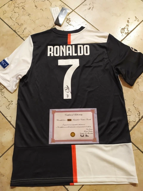 MAGLIA CRISTIANO RONALDO cr7 autografata con certificato COA