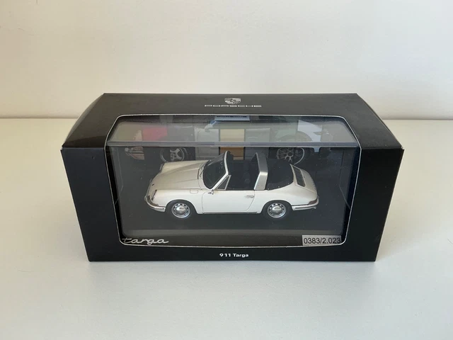 Miniature Porsche 911 1/64 Pop Race Targa Metallise Rouge Foncé