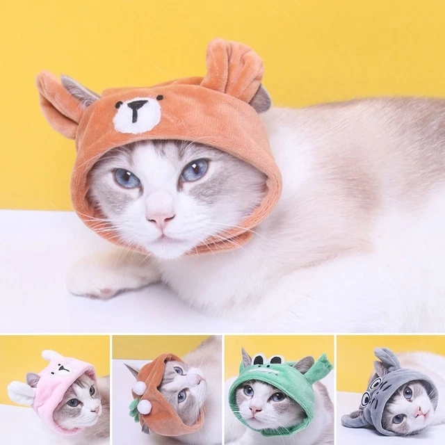 Invierno Mascota Gorra Perro Oreja Manguitos Perro Animal Sombrero Mascota Cabeza Cubierta