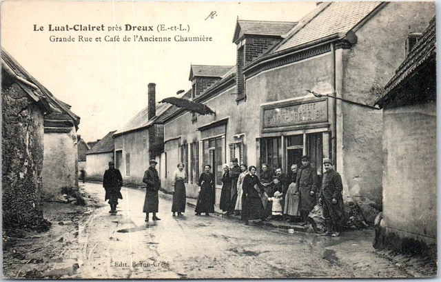 28 LE LUAT CLAIRET - grande rue et cafe de l'ancienne chaumiere. EUR 18 ...
