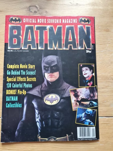 BATMAN Official Movie Souvenir Magazine Topps DC Comics 1989 US Michael Keaton