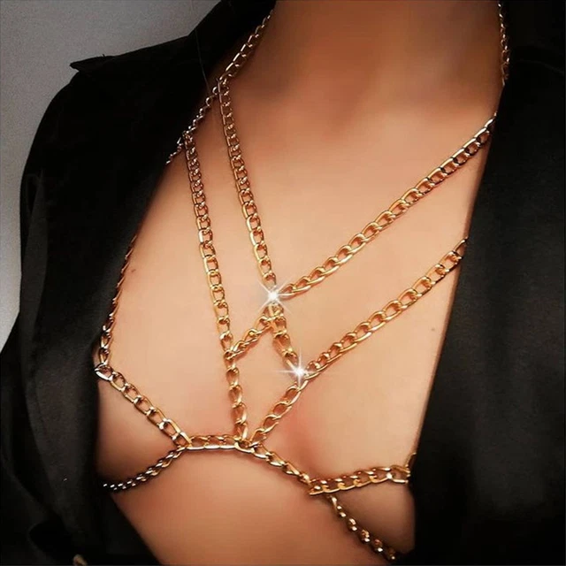 Bikini Body Chain Lightweight Jewelry Accessories Backless Metal Body Jewelry
