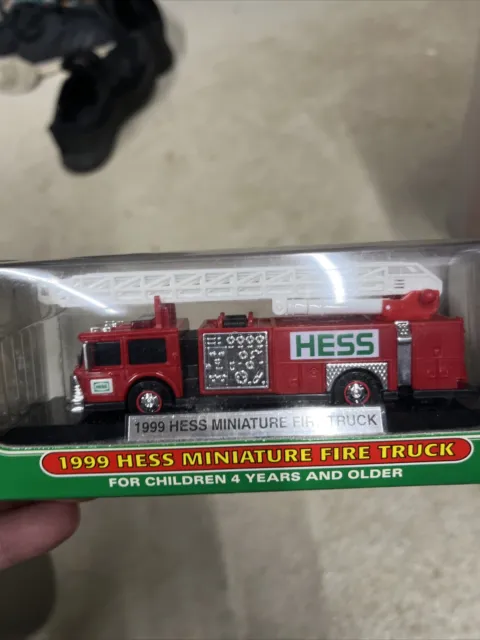 1999 Hess Miniature Fire Truck - New in Box