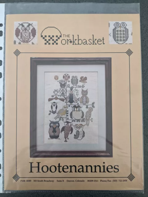 The Workbasket- "Hootenannies"- Cross Stitch Chart