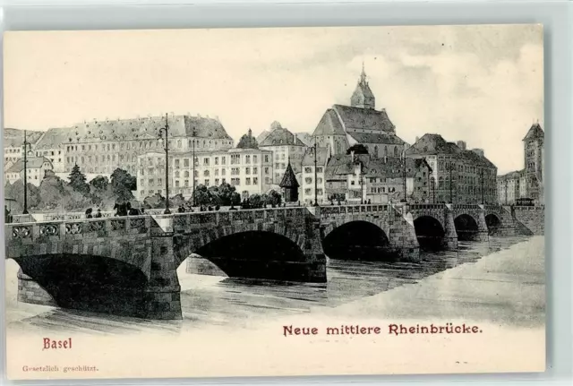 10599331 - Basel Neue mittlere Rheinbruecke Basel Stadt