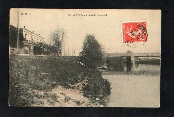 CPA La Marne To Bridge Of Bonneuil