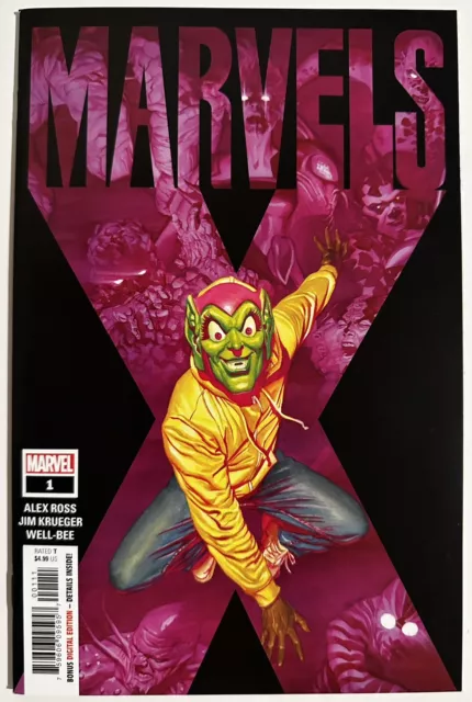 Marvels X #1 NM+ (2020) Alex Ross SKRULL Cover / MCU Secret Invasion / 1st Print
