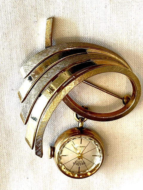 VINTAGE GRADUS GOLD Plated HALF HUNTER Swiss POCKET WATCH Incabloc 17 JEWELS 125.00 PicClick UK