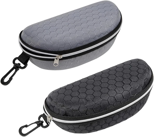 Custodia Per Occhiali In Pelle Morbida - Portatile Con Gancio Per Chiavi, 2 Pezzi - Foto 11