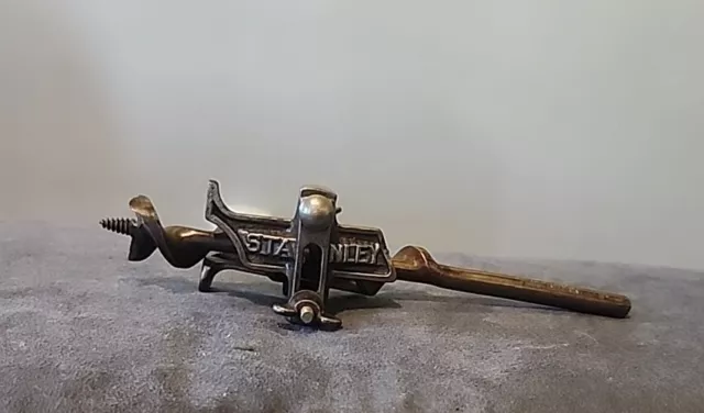 Stanley Tool No. C575 Adjustable Auger Bit Gauge Depth Stop Vintage