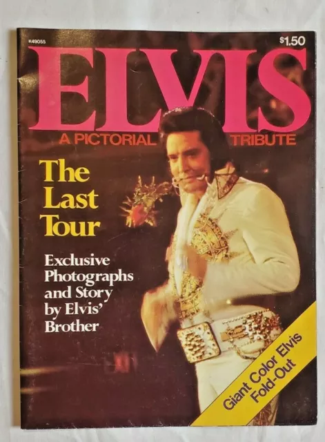 ELVIS PICTORIAL TRIBUTE & Rolling Stone Sept 22 1977 ELVIS HUGE 16 PAGE ARTICLE