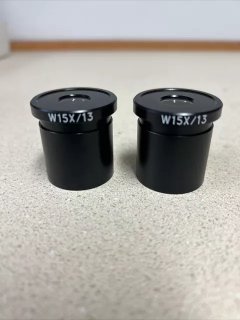 15x Stereo Microscope Eyepiece Pair