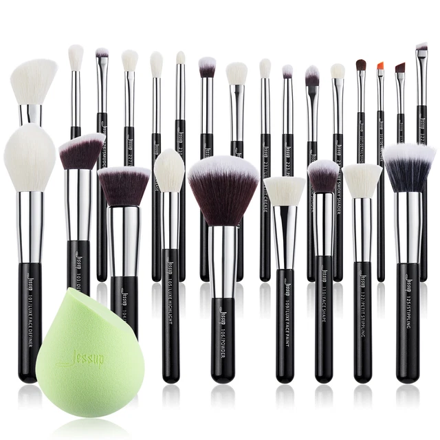 Jessup Make Up Pinsel Set Schmink Puder Bürste Augen Make up Schwamm Pinselset