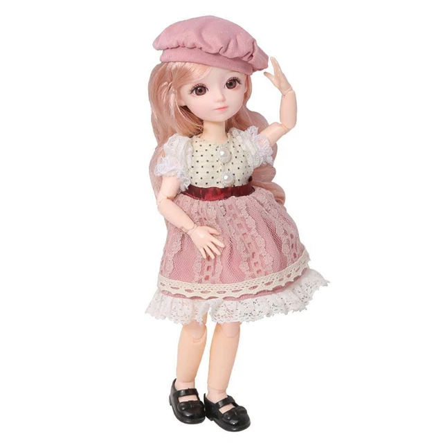31 Cm 23 Bambola per Ragazza BJD Snodata Flessibile Occhi 3D Bel Regalo Carino 5