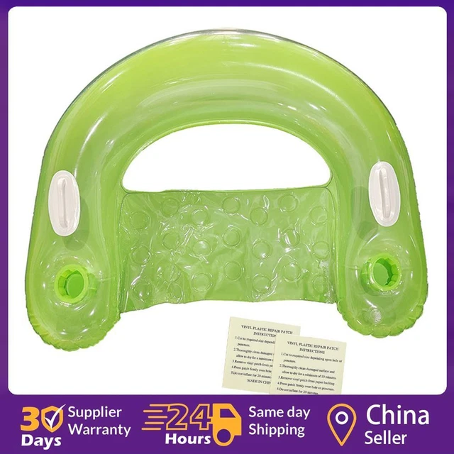 Sdraio Gonfiabile Per Piscina Adulti – 150x57 Cm – Letto Abbronzante In PVC, Portata 120 Kg (Verde/Rosa) - 3
