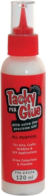 Pegamento de acetato de vinilo de polietileno Tacky 120 ml, blanco