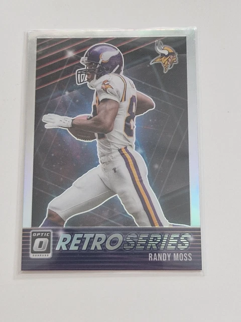 Randy Moss Retro Series Silver - 2021 Donruss Optic - NFL Vikings