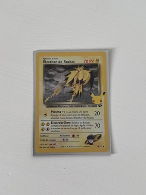 Carte Pokémon Electhor De Rocket Célébration Fr MINT GRADABLE PCA 10 potentiel