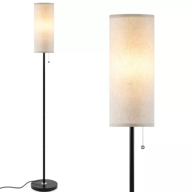 Coucrek Floor Lamp for Living Room, 3 Color Temperature Modern Standing Lamps...