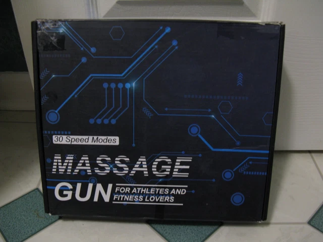 Massage Gun 30 speed modes Athletic therapy muscle tissue pain.