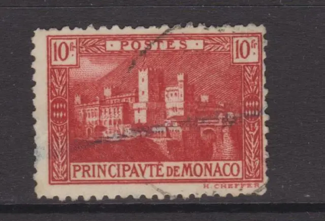 Monaco - SG 64 - used - 1922 - 10f - Carmine - Prince's Palace
