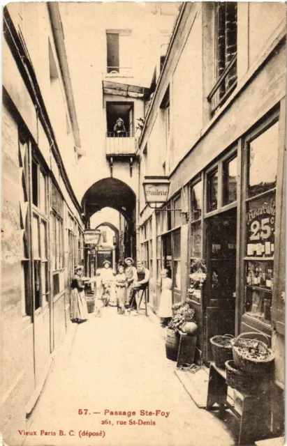 CPA PARIS (1st) 261, Rue St-Denis. Ste-Foy Passage (538235)