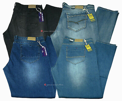 Jeans uomo TAGLIE FORTI pantalone cotone DENIM regular stretch TG 58 60 62 64 66