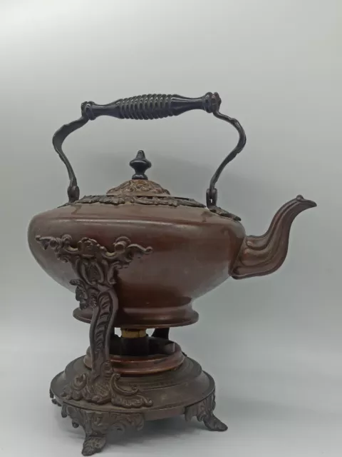 Antike Samowar | Bronze /Kupfer 2,314kg | Höhe 32,5cm