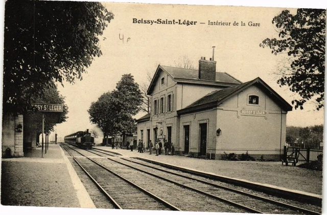 CPA AK BOISSY-SAINT-LEGER - interior of the Gare (210181)