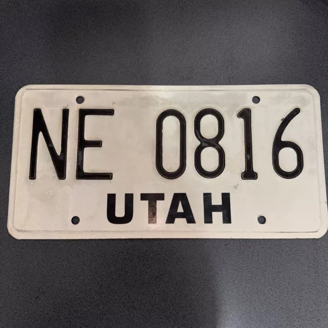 USA Nummernschild Utah US License Plate Autokennzeichen Vintage