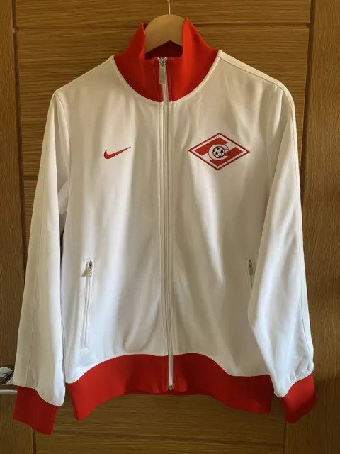 Spartak Moscow Football Jacket Nike Medium Training Kit Zip Up Adults New W Tags