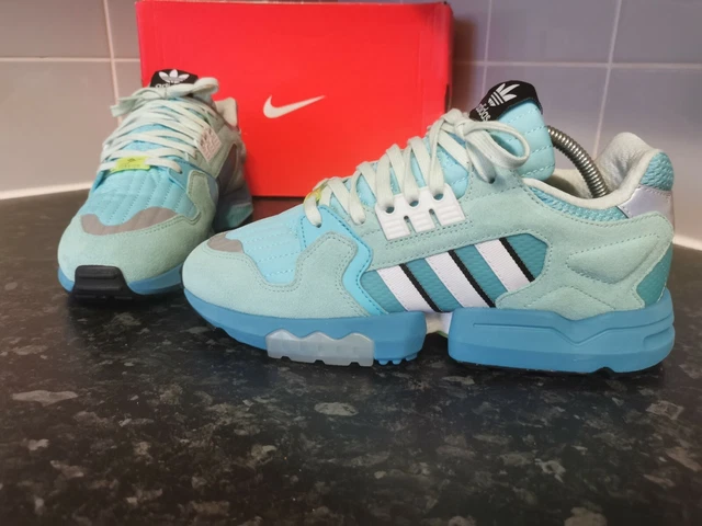 ADIDAS ZX TORSION Trainers Size 8.5 in Rare Colourway of Light