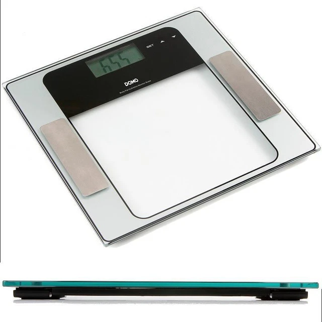 Glas-Personen-Waage  bis 150kg Körperfett Sicherheitsglas Badwaage NEU