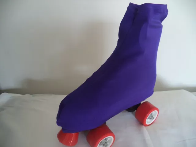 Beautiful, Purple Lycra Ice Skate, Roller skate boot covers