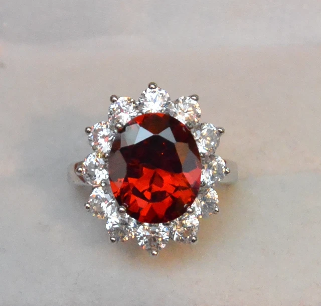 Bague Dolly-Bijoux Argent 925 Rhodié Avec Diamants Cz - Taille 56 - Neuf