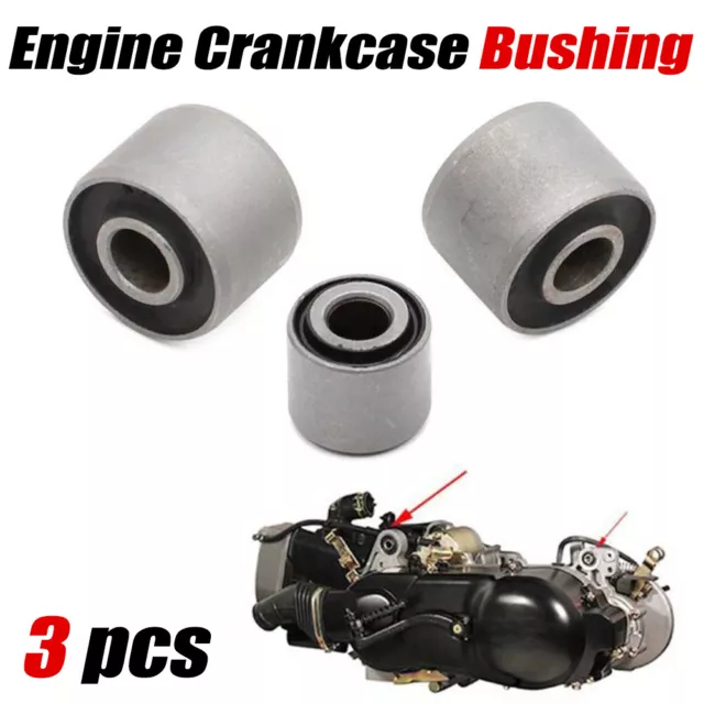 3X GY6 Engine Mount Crankcase Bushing Shock Mount for Chinese 125/150CC Scooter