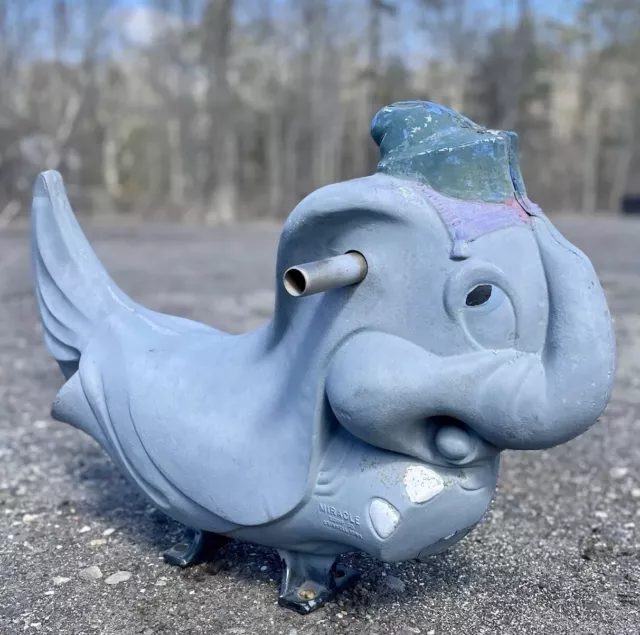 Vintage Miracle Equipment Co. Aluminum Playground Elephant Ride