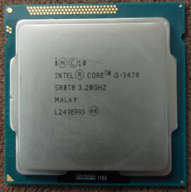 Intel Core i5-3470 SR0T8 3.2GHz LGA1155 Quad Core CPU Processor.