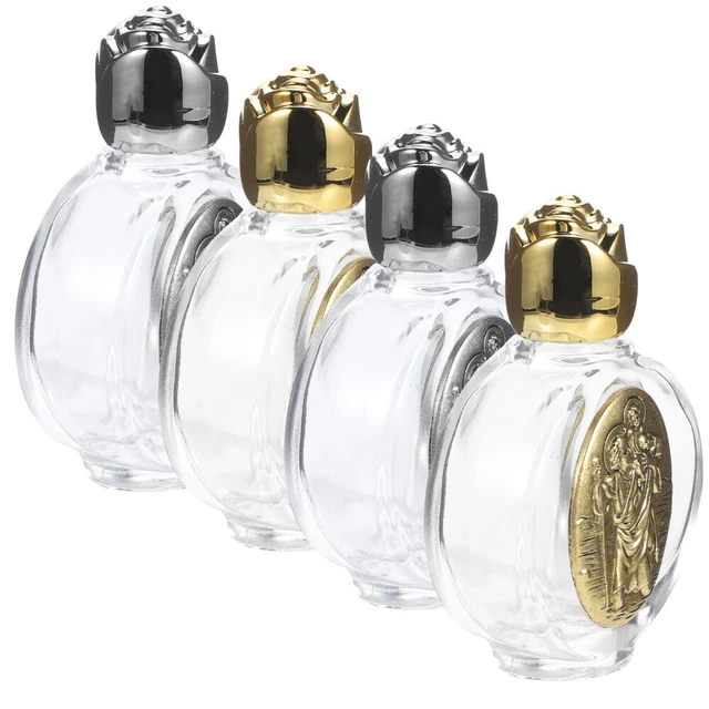 Amosfun Set Di 6 Bottiglie Dacqua Santa Cattoliche Cristiane Bottiglie Decorative Contenitori A Croce Eleganti Per La Casa Feste Di Nozze