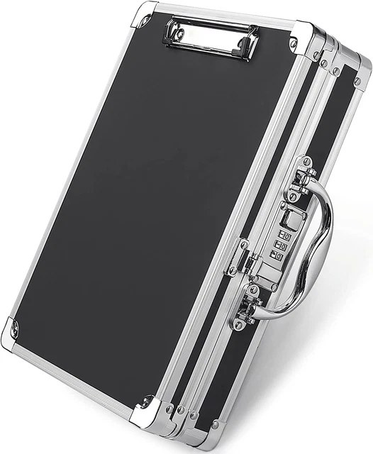 Locking Clipboard Storage Box Heavy Duty Clipboard with Storage Aluminum