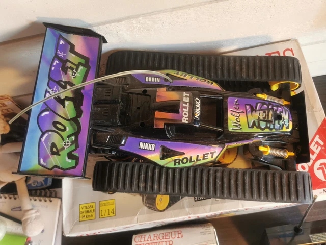 VOITURE RADIOCOMMANDE NIKKO A CHENILLES ROAD SHREDDER échelle 1/14 - Jeux & Jouets