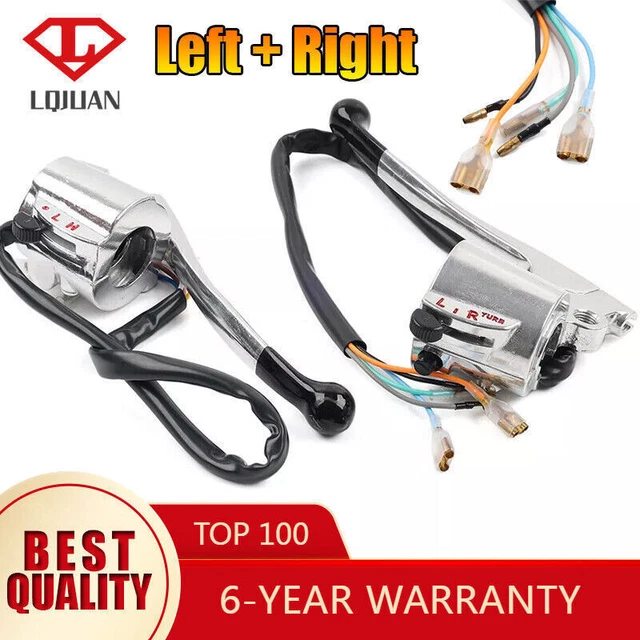 Complete Handlebar Control Swtch Lever For Honda CB100 CB125 CL90 CD90