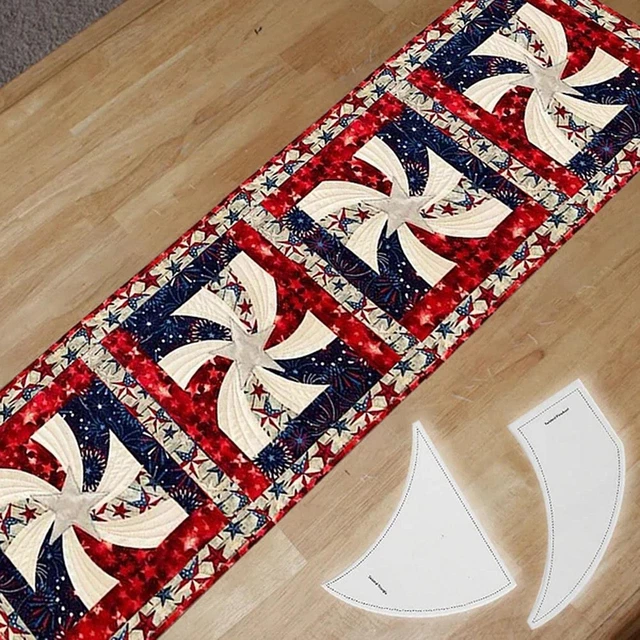Verbessern Sie Effizienz und Präzision mit dem Twisted Pinwheel Patchwork Lineal
