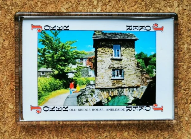Fridge Magnet (FB6) John Hinde Lake District Postcard Views Playing Card Various