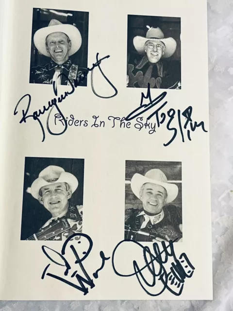 It's the Cowboy Way Don Cusic Signed by 4 Adventures of Riders in the Sky 2003