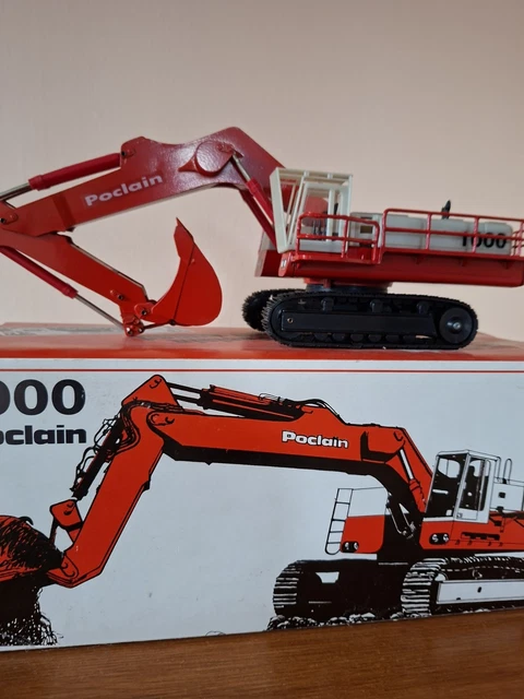 Miniature CEF 1/50 Poclain 1000 – Pelle Excavatrice Diecast (CEF03)