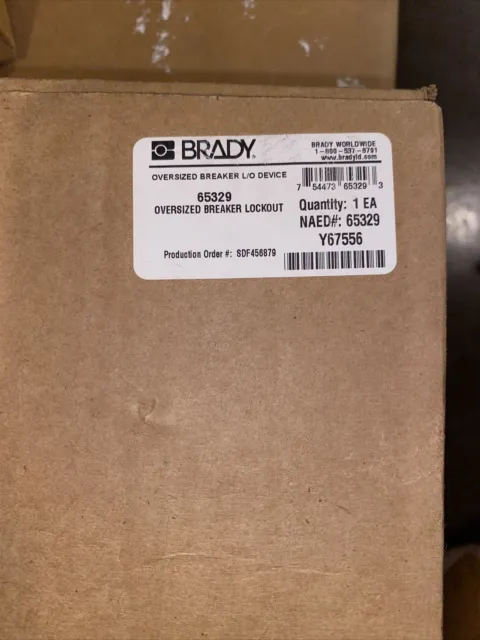 Brady 65329 Dispositivo Tagout Breaker Oversize