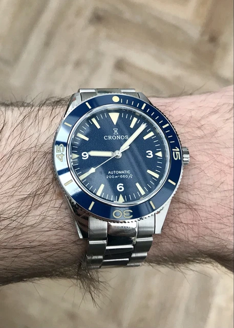 CRONOS SEA MASTER 300 Mens Diver Watch 142.00 PicClick UK
