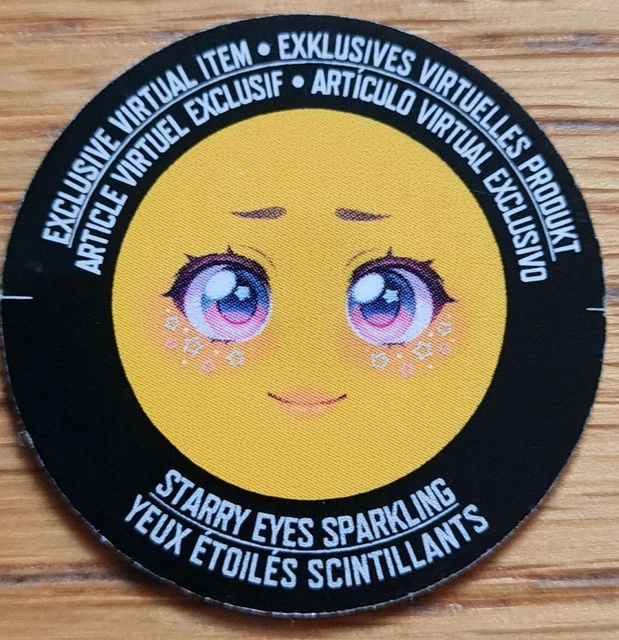 ROBLOX STARRY EYES SPARKLING FACE virtual item CODE IMMEDIATE